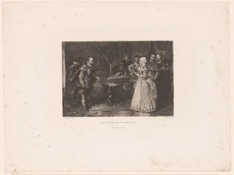 Alva bezoekt de landvoogdes Margaretha van Parma, 1567