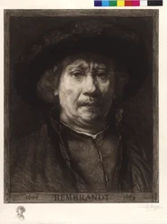 Zelfportret van Rembrandt