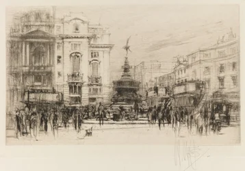 Londense Set: Piccadilly Circus met Criterion Theatre, 1924