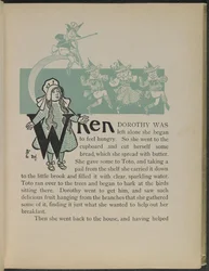 Illustratie uit "De wonderbaarlijke tovenaar van Oz" door Lyman Frank Baum