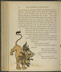 Illustratie uit "De wonderbaarlijke tovenaar van Oz" door Lyman Frank Baum