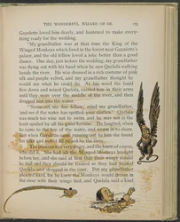 Illustratie uit "De wonderbaarlijke tovenaar van Oz" door Lyman Frank Baum