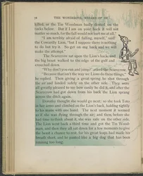 Illustratie uit "De wonderbaarlijke tovenaar van Oz" door Lyman Frank Baum