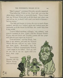 Illustratie uit "De wonderbaarlijke tovenaar van Oz" door Lyman Frank Baum