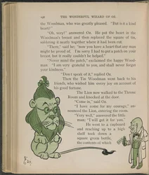 Illustratie uit "De wonderbaarlijke tovenaar van Oz" door Lyman Frank Baum