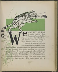 Illustratie uit "De wonderbaarlijke tovenaar van Oz" door Lyman Frank Baum