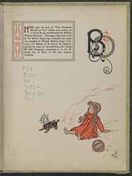 Illustratie uit "De wonderbaarlijke tovenaar van Oz" door Lyman Frank Baum