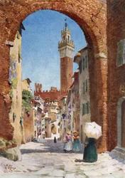 Siena. Interieur van de Kathedraal