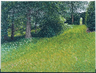 Tuin, grijze dag
