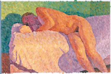 Naakt met gezicht in de schaduw, 2000