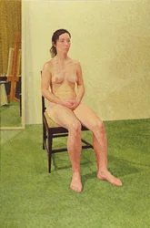 Zittend figuur