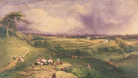 Manchester vanaf de Cliff, Higher Broughton