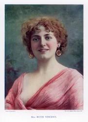 Ruth Vincent, actrice en zangeres, 1901