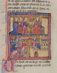 De Byzantijnse keizer sluit een alliantie met Jeruzalem in 1168 om Egypte te controleren
