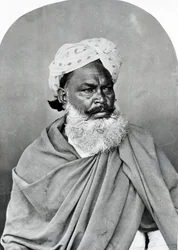 Portret van een Indiase man, uit 