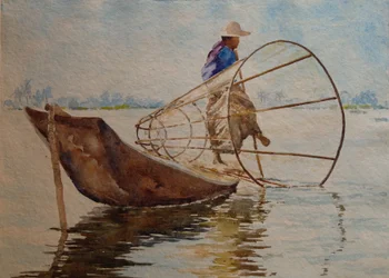 916 Beenroeier, Inle Lake