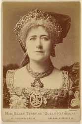 Ellen Terry als "Koningin Katherine".
