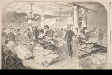 Een Cadettenbal op West Point, 1859