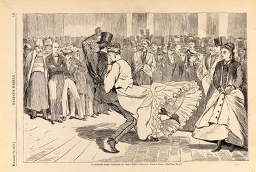 Een Parijs bal - Dansen in het casino, uit Harper
