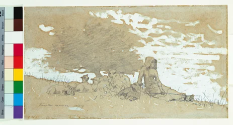 Een herderin, 1879