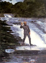 Een visser, 1874