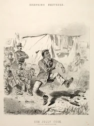 Campagne Schetsen: Onze Vrolijke Kok, 1863