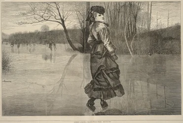 Een figuur snijden, uit Elke zaterdag, 4 februari 1871