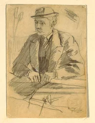 Tekening
Tekening, Portret van een man, 1869