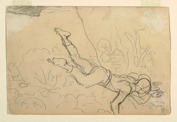 Tekening, "Conch Divers", 1885-86