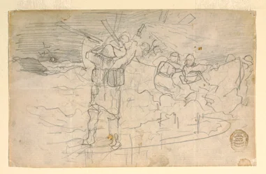 Tekening, Rood licht, waarschijnlijk 1883