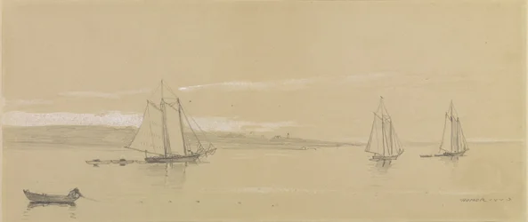 Vissersvloot bij Gloucester