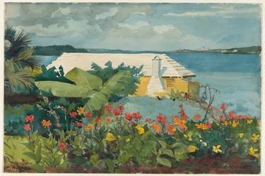 Bloementuin en Bungalow, Bermuda