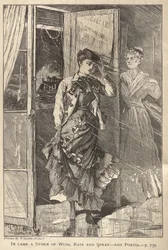 Er kwam een storm van wind, regen en nevel - en Portia