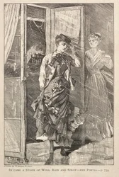 Er kwam een storm van wind, regen en spray - en Portia, 1869