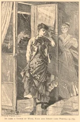 Er kwam een storm van wind, regen en spray - en Portia, uit The Galaxy, december 1869