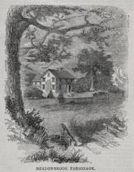 Meadowbrook pastorie, 1860
