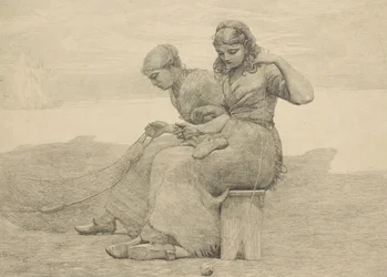 Het herstellen van de scheuren, 1888, waarschijnlijk gedrukt ca. 1940
