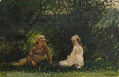 Scène op Houghton Farm