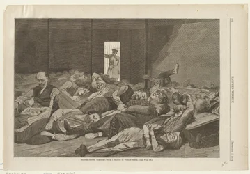Logerende gasten in het stationsgebouw