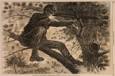 Het leger van de Potomac - Een scherpschutter op wacht, uit Harper