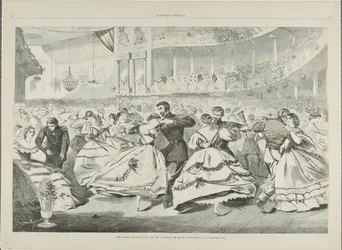 Het grote Russische bal in de Muziekacademie, 5 november 1863