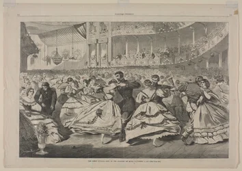 Het Grote Russische Bal in de Muziekacademie, 5 november 1863
