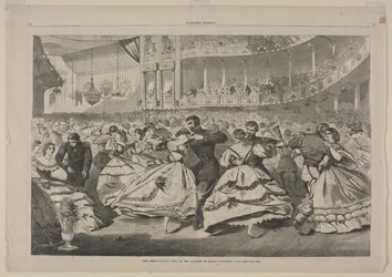 Het grote Russische bal in de Muziekacademie, 5 november 1863, 1863