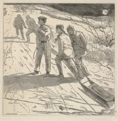 The Midnight Coast, uit The Riverside Magazine for Young People, januari 1867