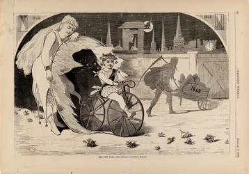 Het nieuwe jaar--1869, uit Harper