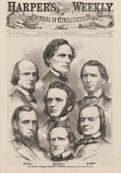 De zich afscheidendende delegatie van Mississippi in het Congres