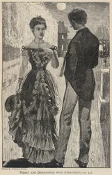 Moe en ontevreden met alles, uit The Galaxy, november 1869