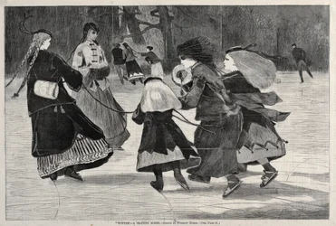 "Winter" – Een schaatscène