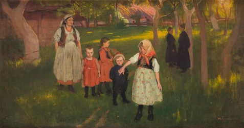 Bezittingen of de familie van de kunstenaar