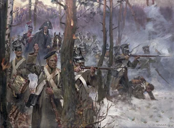 Slag bij Olszynk Grochowsk, Warschau, 25 februari 1831